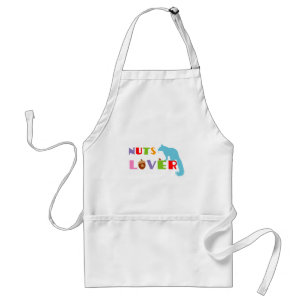 Squirrel Nuts Lover Adult Apron