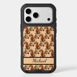 Squirrel on Coffee Fun Life Attitude Customize iPhone 17 Pro Max Case