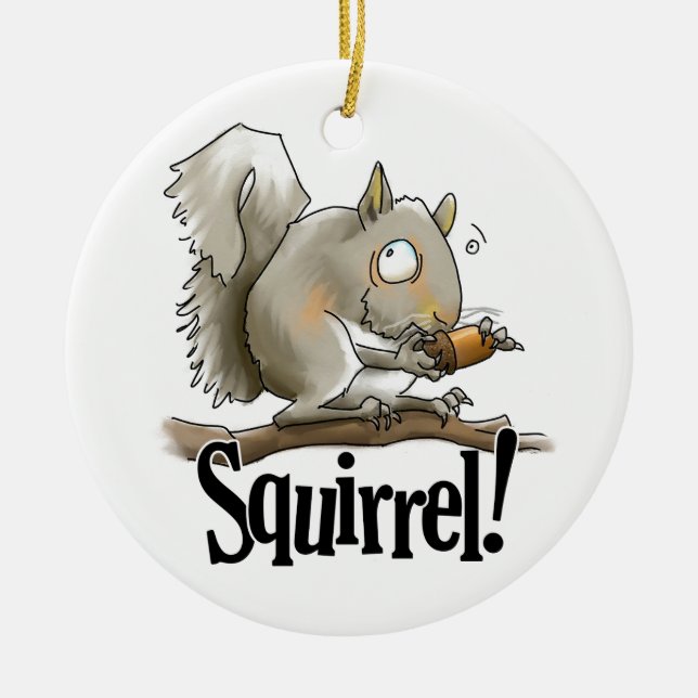 Squirrel Ornament (Front)