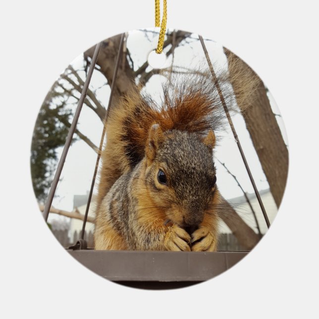 Squirrel Ornament (Front)