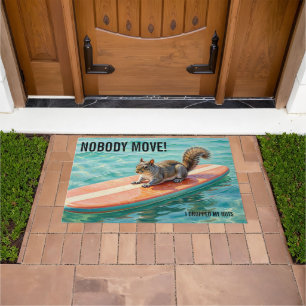 Squirrel Paddle Board Doormat