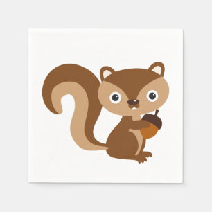 Squirrel Paper Napkins
