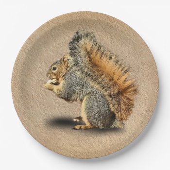 Squirrel Paper Plates by CNelson01 at Zazzle