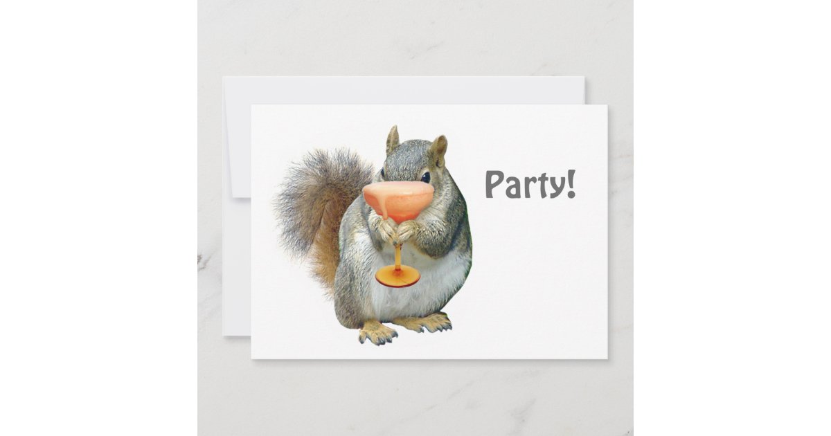 drunk squirrel birthday
