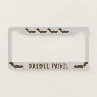 Squirrel Patrol | Crazy Cool Custom Squirrely License Plate Frame