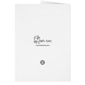 Squirrel Peach Blossom Card (Back)