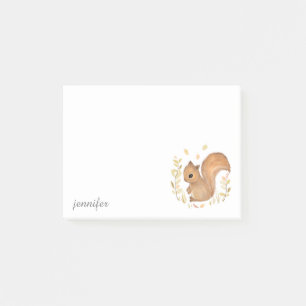 Squirrel Personalize Post-it® Notes