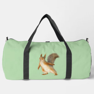 Squirrel Personalized Duffle Bag