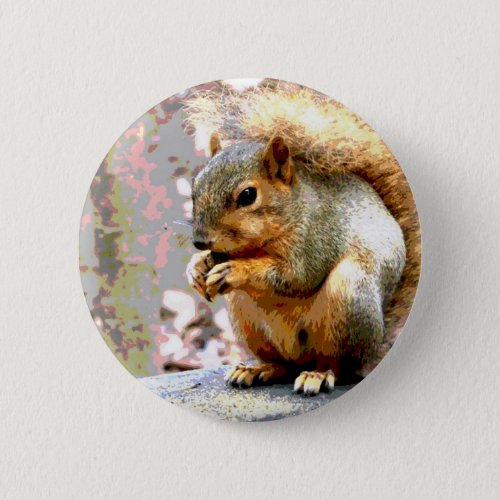 Squirrel Pinback Button