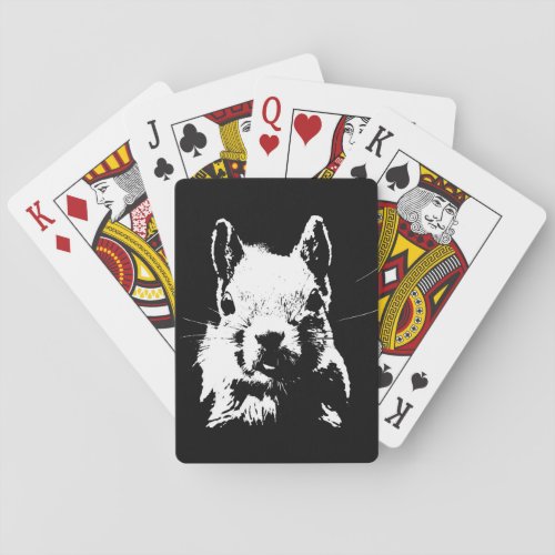 Squirrel Playing Cards