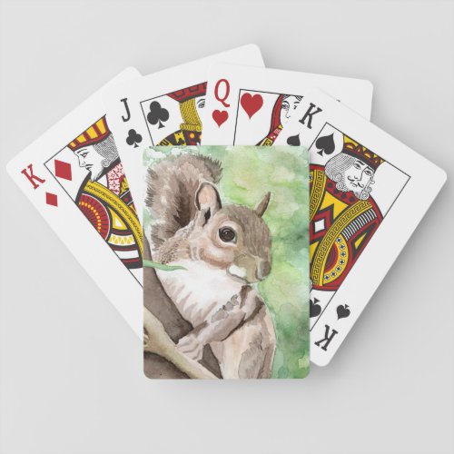 Squirrel Playing Cards Rummy Poker