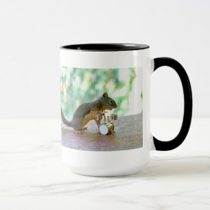 Squirrel Playing Drums Mug