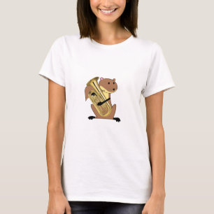 Squirrel Playing the Euphonium T-Shirt