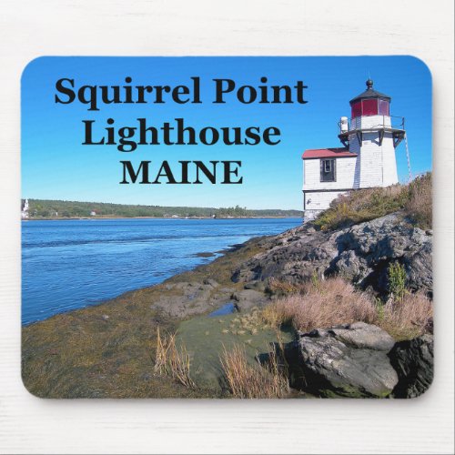 Squirrel Point Lighthouse Maine Mousepad