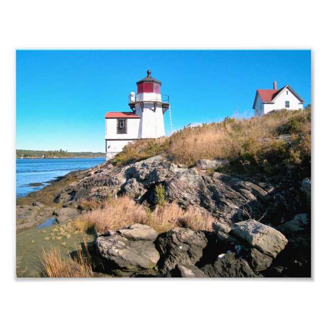 Squirrel Point Lighthouse, Maine Photo Print (Front)
