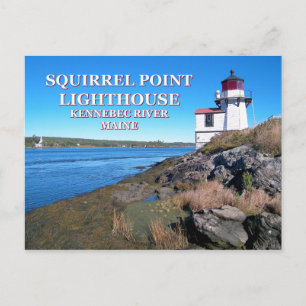 Squirrel Point Lighthouse, Maine Postcard