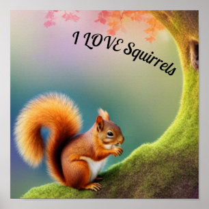 Squirrel poster