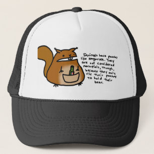 Squirrel Pouch Trucker Hat
