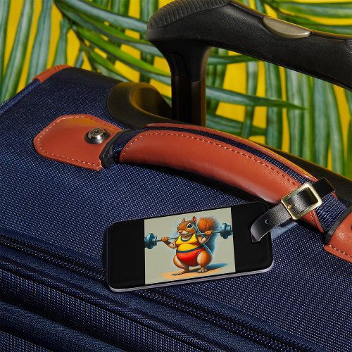 Squirrel Power Luggage Tag