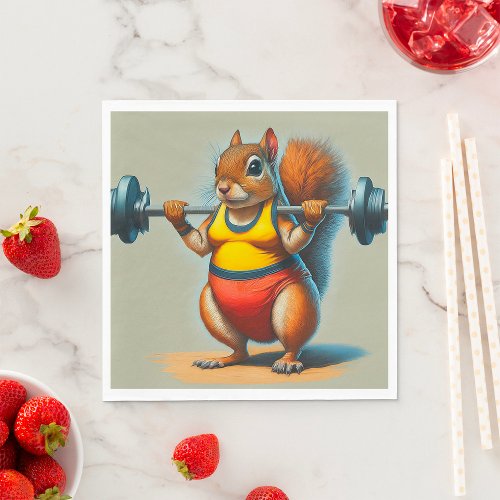 Squirrel Power Napkins