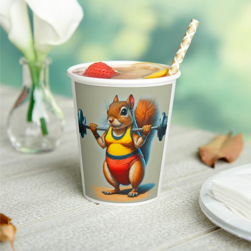 Squirrel Power Paper Cups