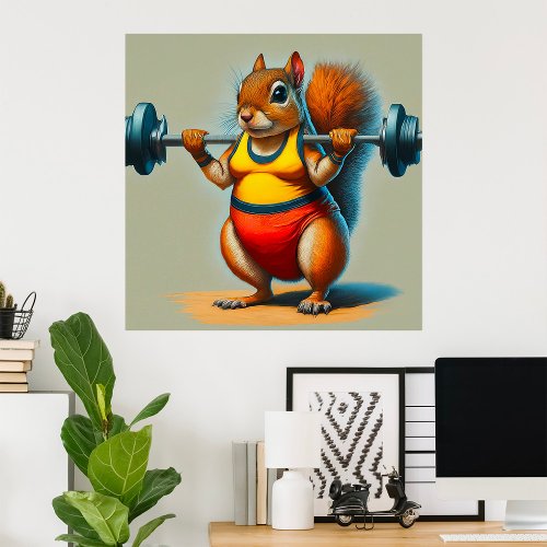 Squirrel Power Poster