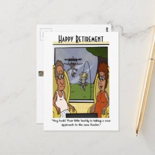 Squirrel Proof Retirement Postcard