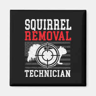 Squirrel Removal Technician Squirrel Hunting Anima Magnet