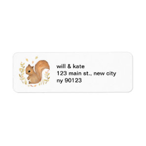 Squirrel Return Address Labels