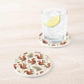 Squirrel Sandstone Coaster