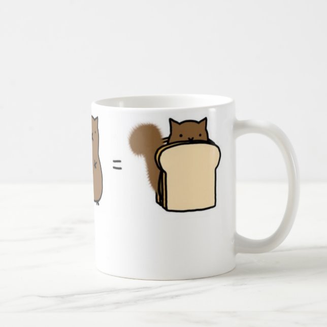 squirrel sandwich mug (Right)