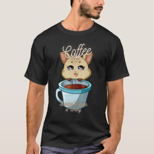 Squirrel Sarcasm Meme Coffee Because Murder Is Wr T-Shirt