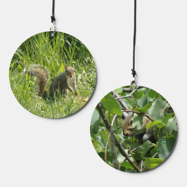 Squirrel See You  Wind Chime (Front & Back)