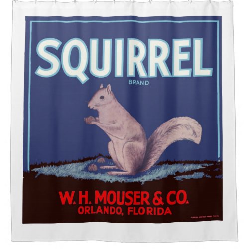 Squirrel Shower Curtain