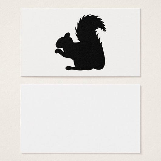 Squirrel Silhouette (Front & Back)