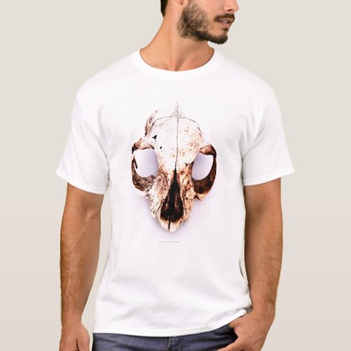 SQUIRREL SKULL t_shirt wht