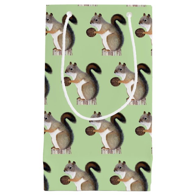 Squirrel Small Gift Bag (Front)
