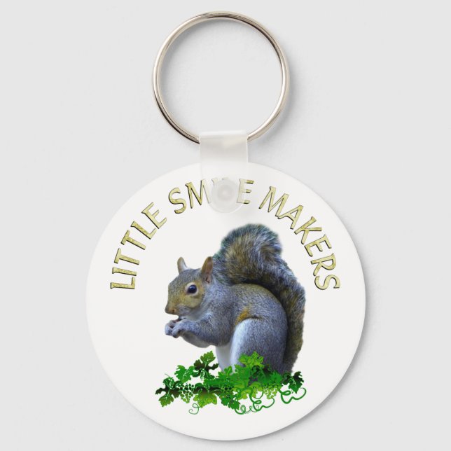 Squirrel Smile Makers Keychain (Front)
