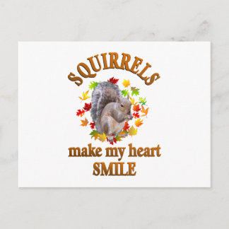 SQUIRREL SMILES POSTCARD