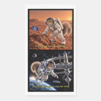Squirrel Space Future Paper Guest Towels