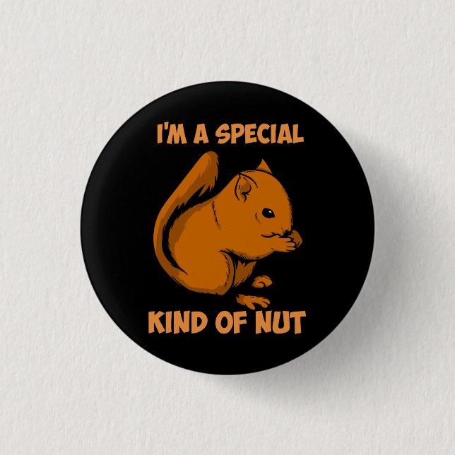Squirrel - Special Kind Of Nut Button (Front)