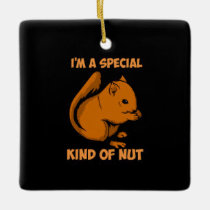 Squirrel - Special Kind Of Nut Ceramic Ornament