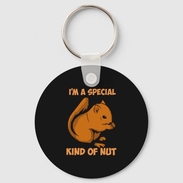 Squirrel - Special Kind Of Nut Keychain (Front)