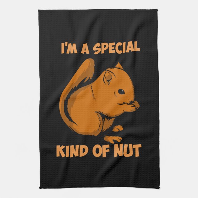Squirrel - Special Kind Of Nut Kitchen Towel (Vertical)