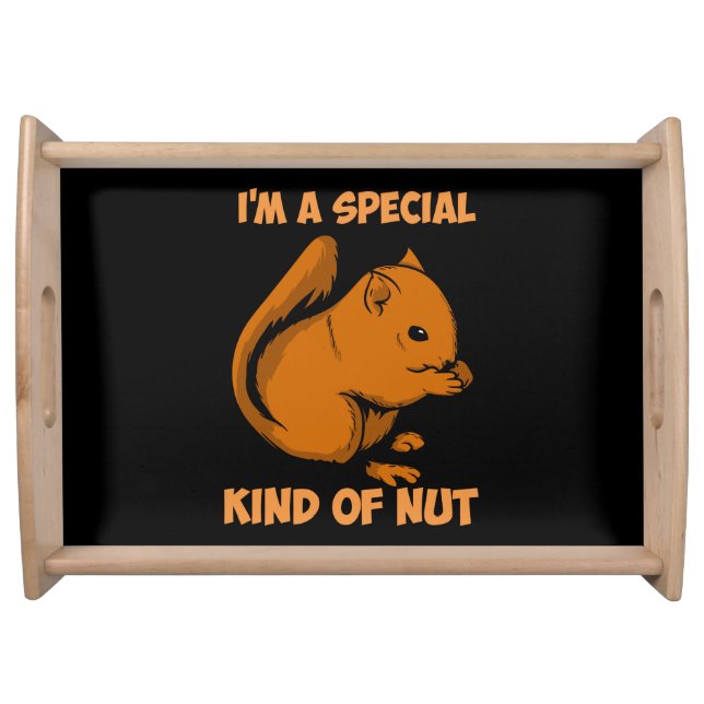 Squirrel - Special Kind Of Nut Serving Tray (Front)