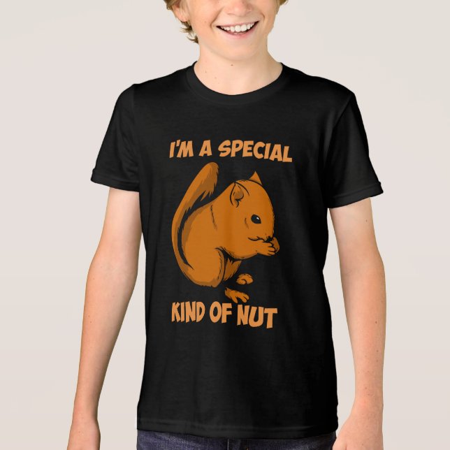 Squirrel - Special Kind Of Nut Tri-Blend Shirt (Front)