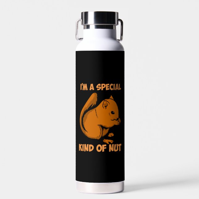 Squirrel - Special Kind Of Nut   Water Bottle (Front)