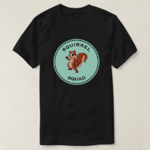 Squirrel Squad Cartoon Teal Disk