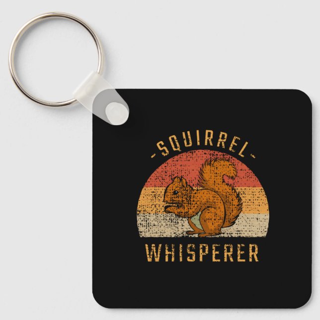 Squirrel - Squirrel Whisperer Keychain (Front)