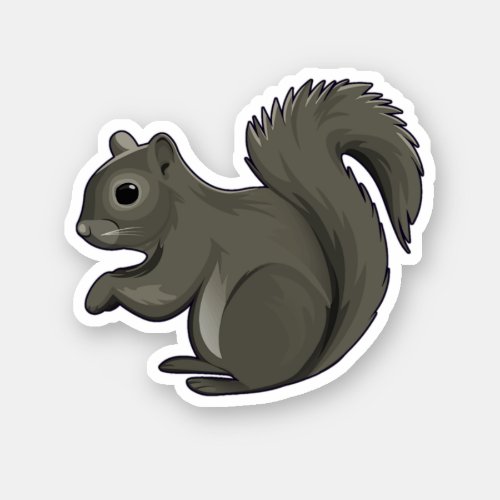 Squirrel Squirrel Whisperer Lover Retro Graphic P Sticker